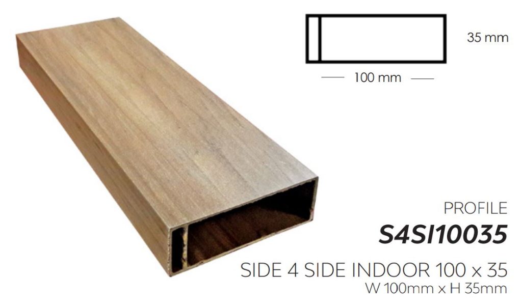 SIDE 4 SIDE INDOOR 100 x 35 | GRM Biowood Philippines