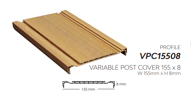 VARIABLE POST COVER 155 x 8