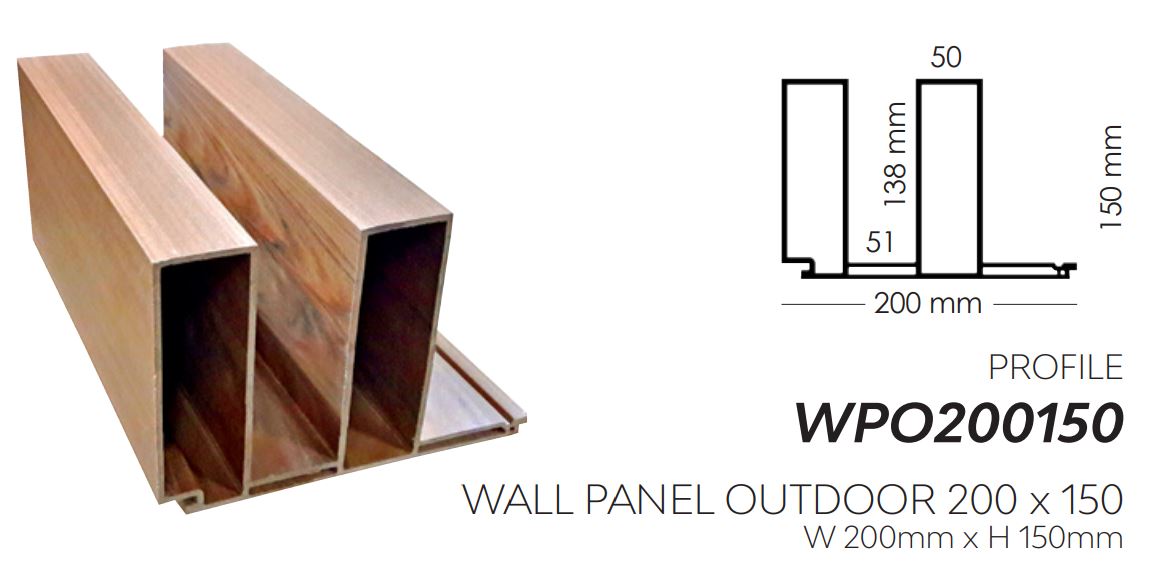 WALL PANEL OUTDOOR 200 x 150