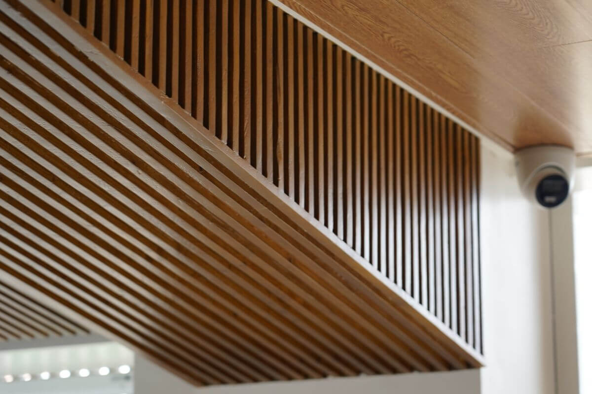 Durable and high-quality wood louvre systems from GRM Biowood for architectural applications
