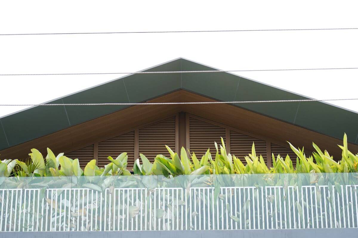 GRM Biowood fire-resistant louver ceiling solutions for safe and sustainable building design