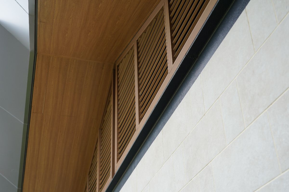 WPC Louver Installed in a residential place