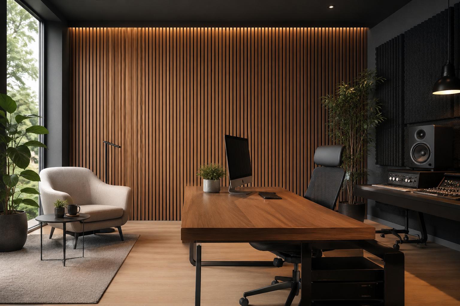 What are the Acoustic Benefits of Wood Slat Wall Panels in Offices and Studios